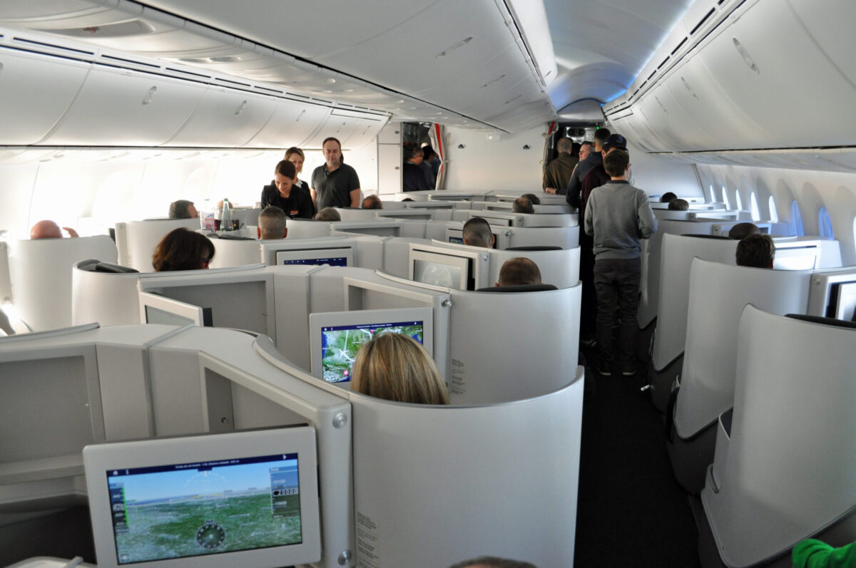 Fregola crémeuse et saumon laqué arrivent dans les menus Business d’Air France